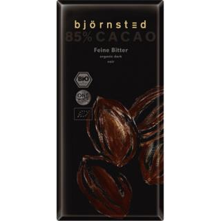 Bezlaktózová čokoláda horká BIO 85% Bjornsted 100g