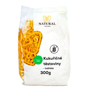 Bezlepkové kukuričné cestoviny - kolienka 300g Natural Jihlava