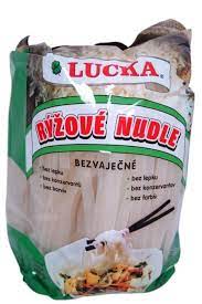 Bezlepkové ryžové rezance 7mm 240g Lucka