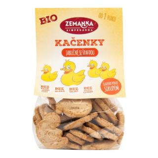 Bio kačičky jablkové so špaldovou múkou 100g Zemanka