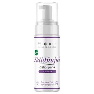 BIO Upokojujúca čistiaca pena s levanduľou, 150ml Saloos
