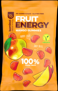 BOMBUS FRUIT ENERGY - Mango gummies 35g