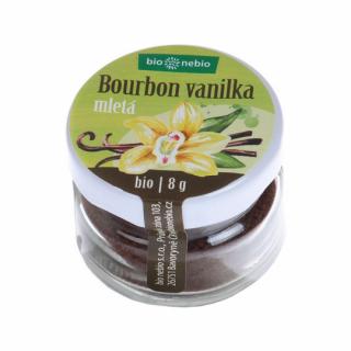 Bourbon vanilka mletá 8g Bio nebio