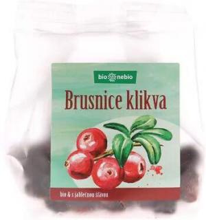 Brusnice sušené s jablčnou šťavou 75g BIO BIONEBIO