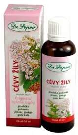 Bylinné kvapky Cievy a žily 50ml Dr.Popov