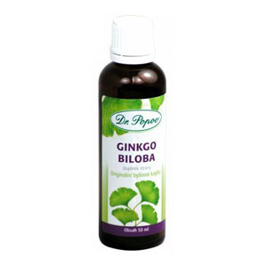 Bylinné kvapky Ginkgo Biloba 50ml Dr.Popov