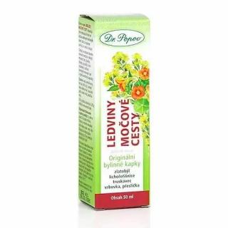 Bylinné kvapky Obličky a močové cesty 50ml. Dr.Popov