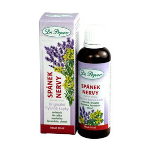 Bylinné kvapky Spánok a nervy 50ml Dr.Popov