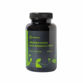 ČAGA Sibírska s Inulínom 60kaps 300mg/kaps Herbatica
