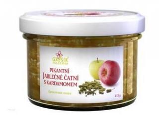 Čatní Pikantné jablčný s kardamónom 215g Grešík