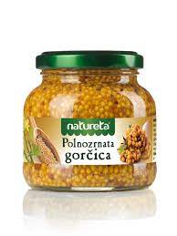 Celozrnná horčica 190g Natureta