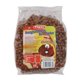 Cereálne guličky kakaové bezlepkové 375g VEPY