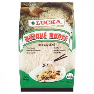 Cestoviny ryžové rezance 1mm 240g BZL LUCKA
