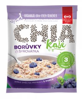 Chia Kaša čučoriedky a srvátka 65g Semix