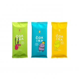 ČOKINA - mliečna čokoláda s vanilkovou náplňou 100g LYRA