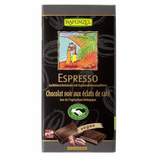 Čokoláda horká Espresso 80g Rapunzel