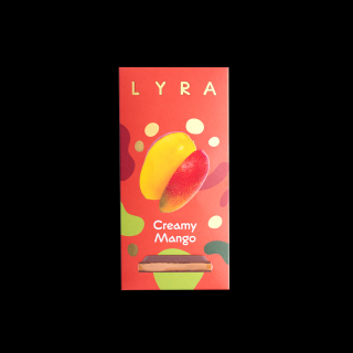 Creamy Mango - Mliečna čokoláda s mangovou náplňou  80g LYRA