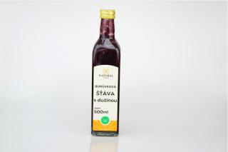 Čučoriedková šťava s dužinou 500ml Natural Jihlava