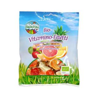 Cukríky Vitamino Frutti BIO 80g OKOVITAL