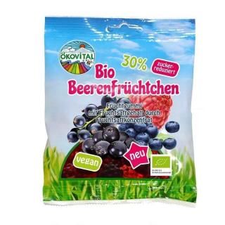 Cukríky želé lesné ovocie BIO vegan 80g ÖKOVITAL