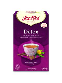 DETOX – Ajurvédsky bylinný čaj porciovaný BIO 17×1,8g Yogi Tea
