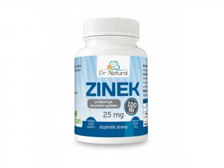 DR.NATURAL ZINOK 25 MG 100 TBL.