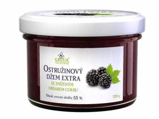 Džem Černice Menej sladký Extra 220g Grešík