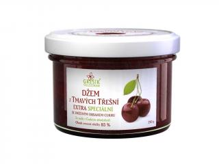 Džem Tmavé Čerešne Extra 210g Grešík
