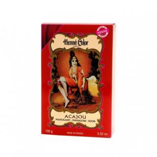 Henna Powder Acajou - Mahagónová 100g Henné Color
