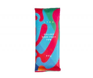 Horká čokoláda Gallery Dark Fruit 80g LYRA