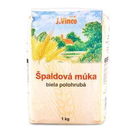 J. VINCE Múka špaldová biela polohrubá 1 kg