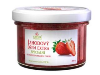 Jahodový džem extra špeciálny 200g Grešík