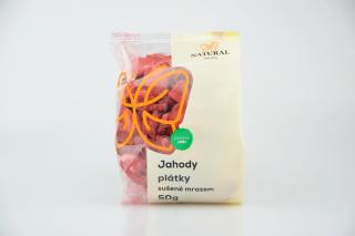 Jahody mrazom sušené lyofilizované - Natural Jihlava 50g