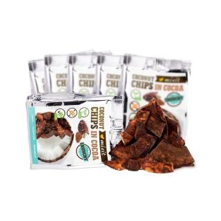 Kokosové chipsy do vrecka - Kakao 60g MIXIT