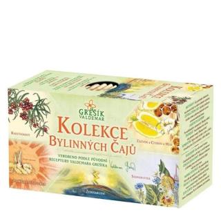 Kolekcia Bylinných čajov porciovaných 32g Grešík