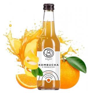 Kombucha Pomaranč s probiotikami 330ml BALA21