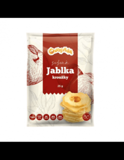 Krúžky jablčné sušené 25g Ovocňák