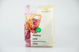 Maliny mrazom sušené lyofilizované - Natural Jihlava 50g