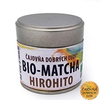 Matcha Hirohito BIO čaj v dóze čajovne 40g Čajovňa dobrých ľudí