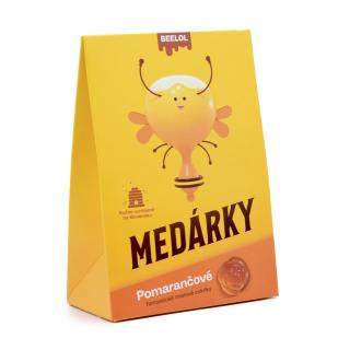 Medové cukríky s pomarančom 70g Beelol