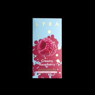 Mliečna čokoláda s malinovou náplňou - Creamy Raspberry 80g LYRA