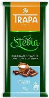 Mliečna čokoláda so stéviou 75g Trapa