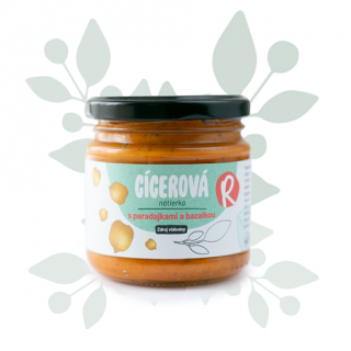 Nátierka cícerová s paradajkou 160g Ravita