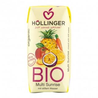 Nektár multi ovocný s mrkvou 200ml BIO Hollinger