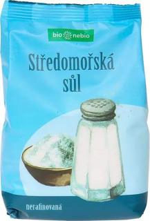 Nerafinovaná soľ stredomorská 500g BioNebio