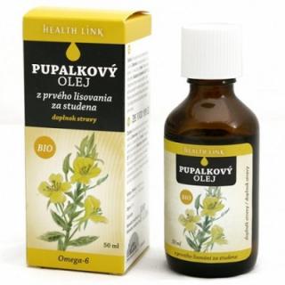 Olej Pupalkový BIO RAW 50ml Health Link