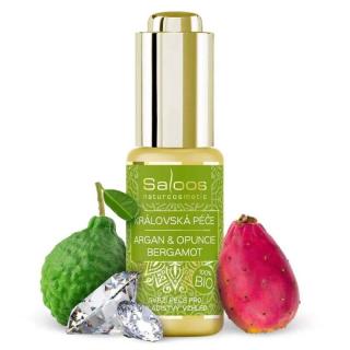 Omladzujúci elixír ARGAN&OPUNCIA - Bergamot, 20ml Saloos