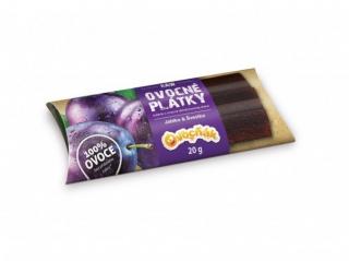 PLÁTKY jablko-slivka 20g Ovocňák