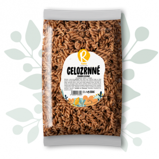 Pšeničné celozrnné cestoviny – vretená bez vajec 250g, Ravita