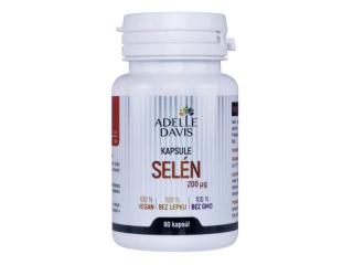 Selén, 200mcg, 60 kapsúl Adelle Davis